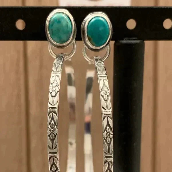 Bohemian Vintage Onyx Earrings