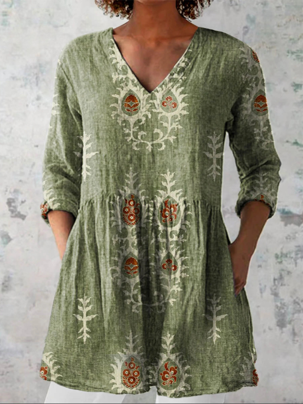 Blair | Lange Bluse mit auffälligem Design