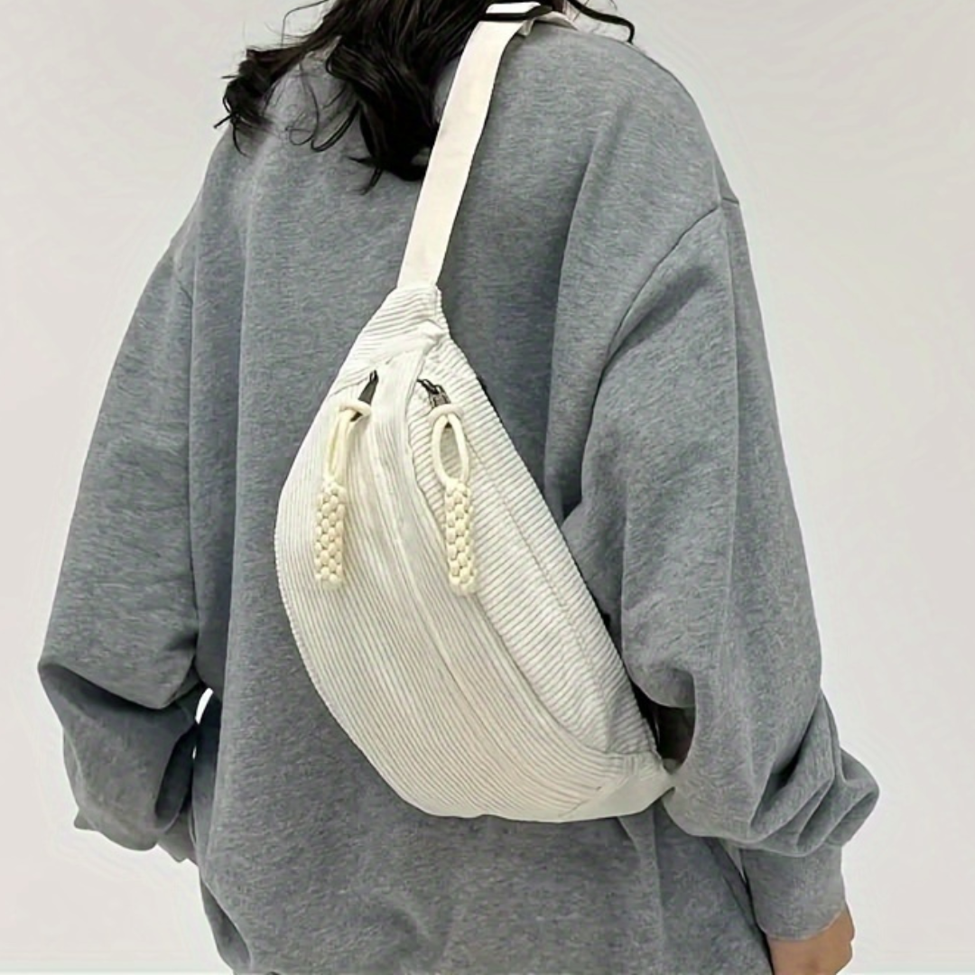 Petra | Cord Shoulder Bag