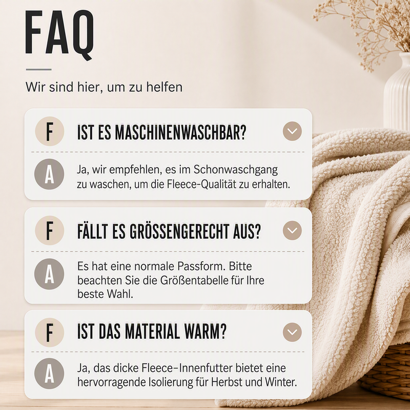 Elviane™ | Warmer Oversize-Mantel mit Kapuze