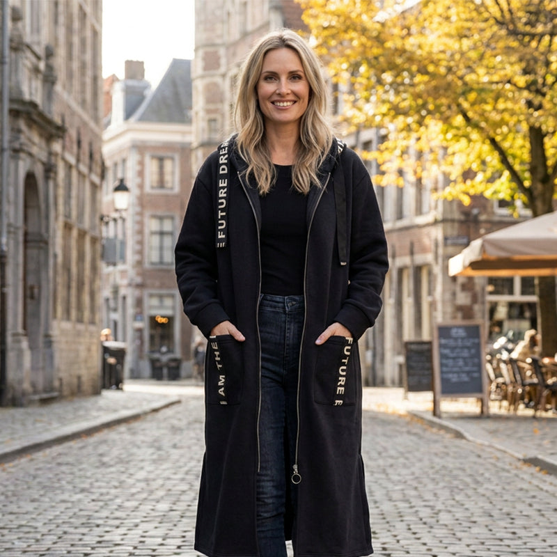 Elviane™ | Warmer Oversize-Mantel mit Kapuze