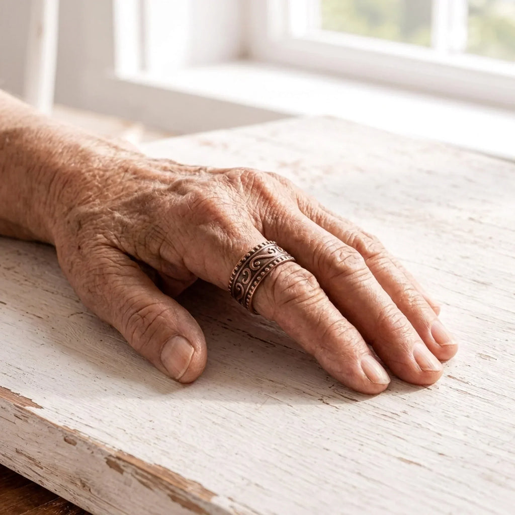 Kupferring mit Tentakel-Design
