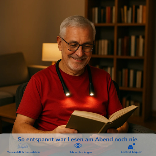 Portable LED reading lamp