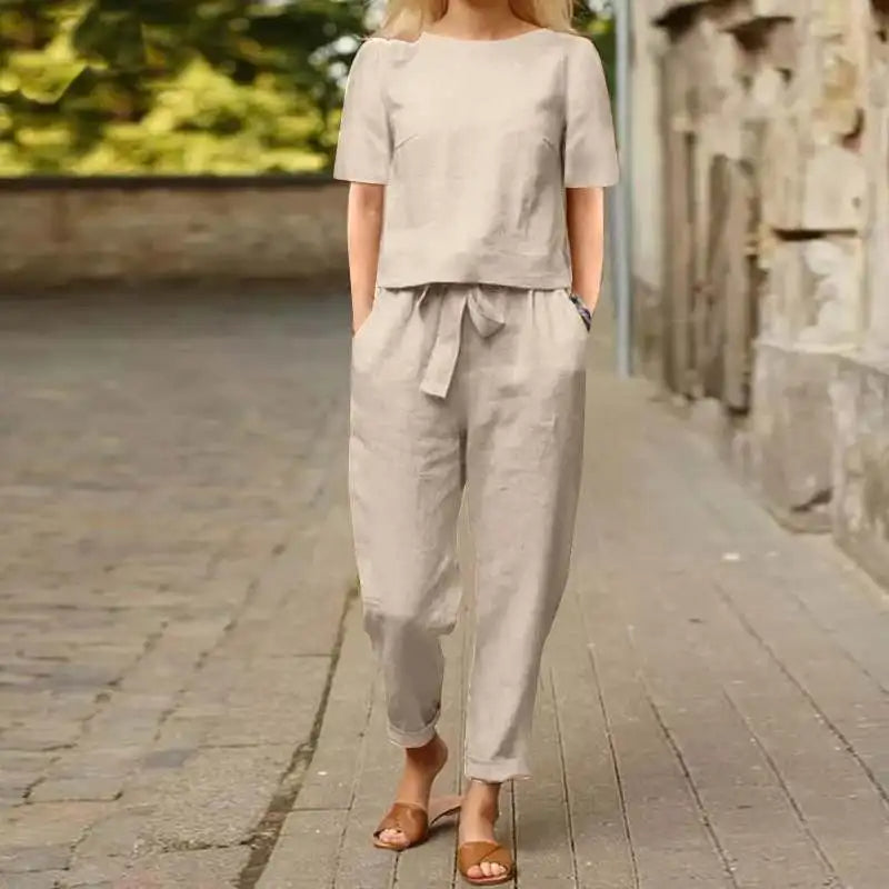 Alessa™ | Stilvolles Blusen- und Hosen-Set