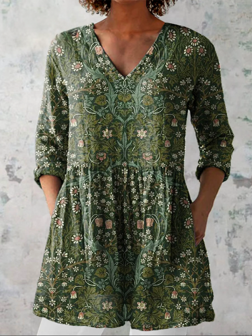 Skye | Lange Bluse mit auffälligem Design