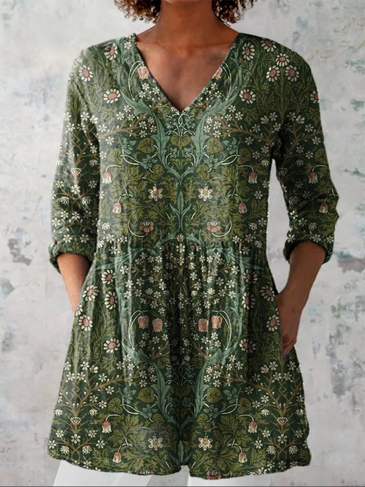 Skye | Lange Bluse mit auffälligem Design