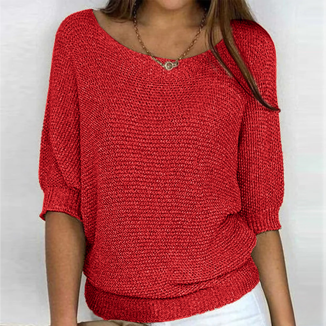 Gabrielle | Chic Twisted Knit Sweater
