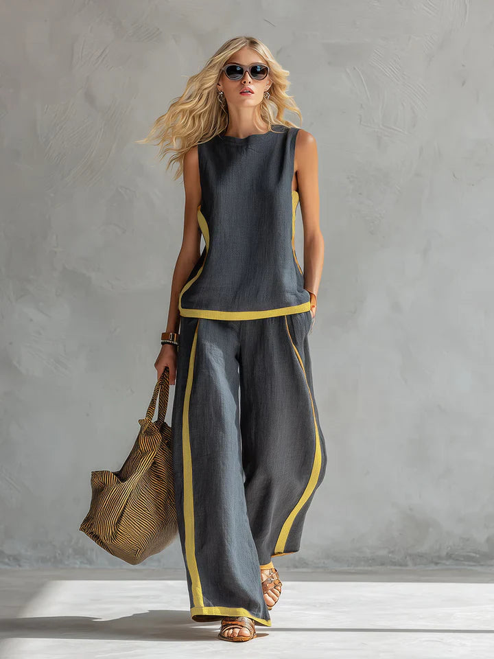Leila | Stylish cotton suit