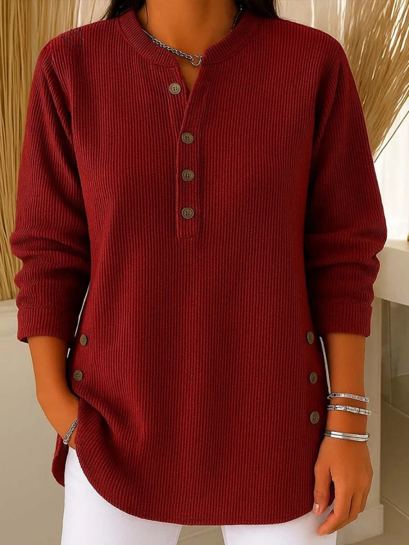 Nieves | Tunique Henley à Boutons