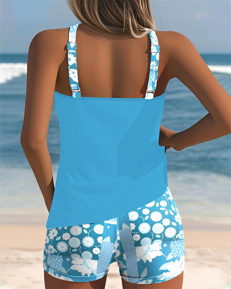 Matilda | Floral Print Swimsuit Set