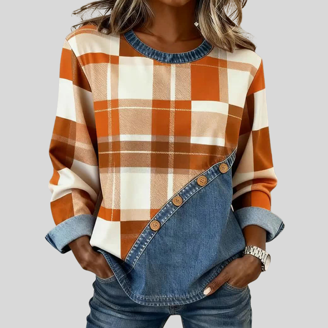 Faylen | Patchwork Pullover