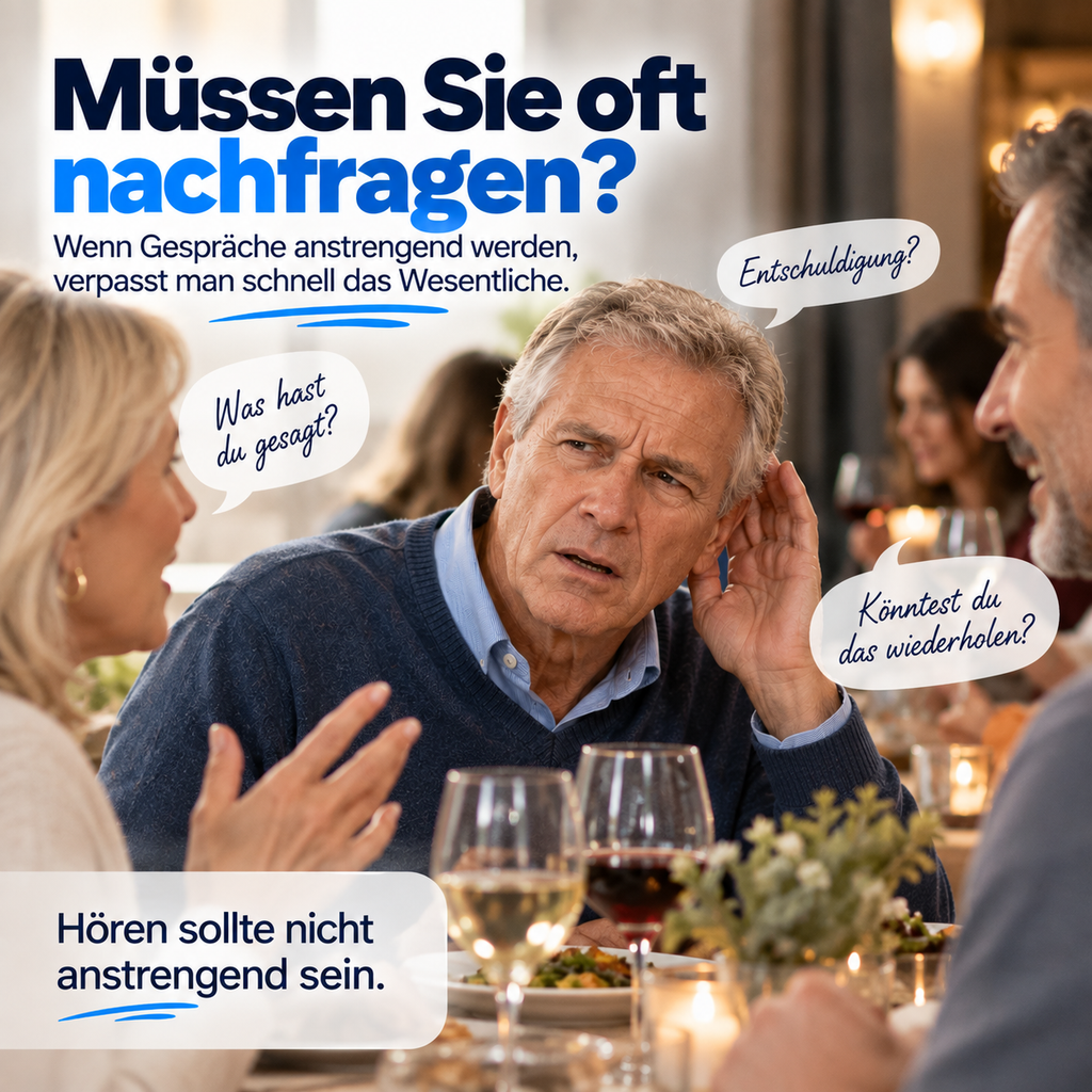 Hörklar™ | Diskretes wiederaufladbares Hörgerät