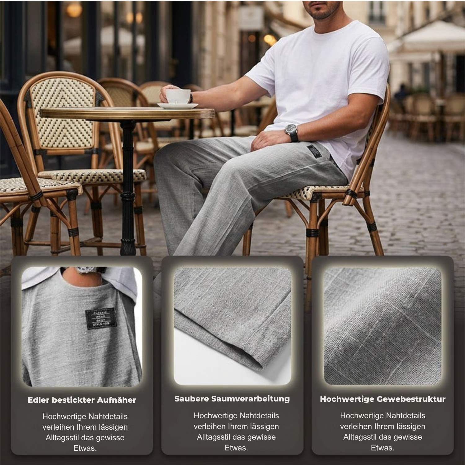 Luca™ | Airy, light men's trousers