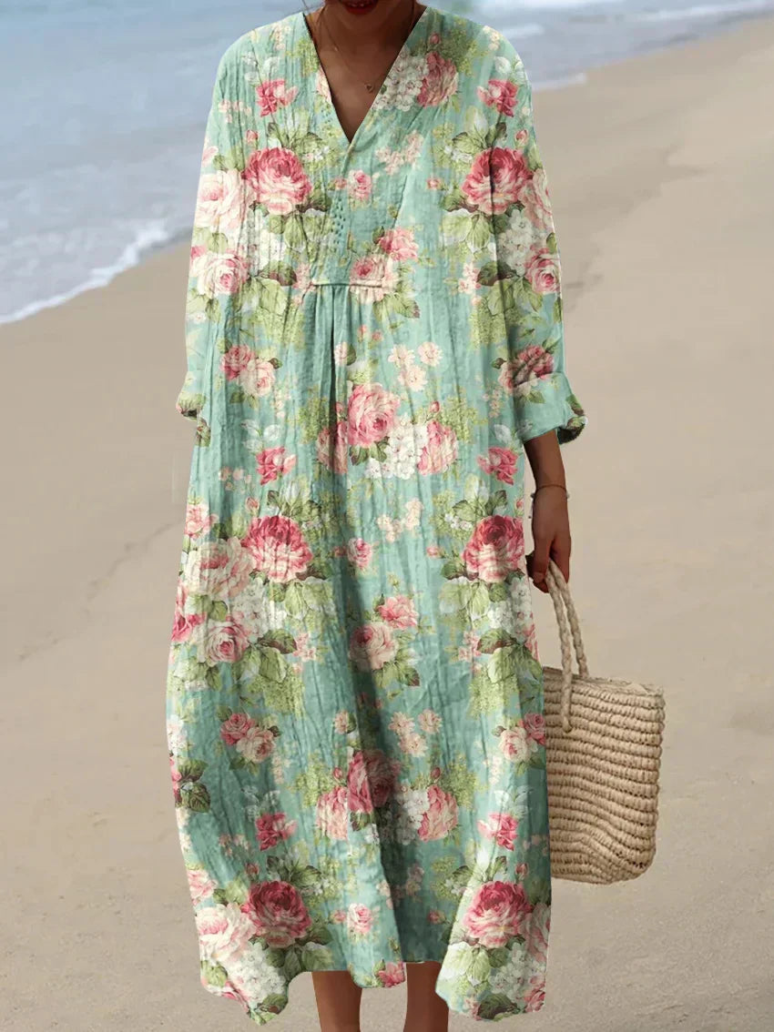 Anne - bedrucktes Sommerkleid