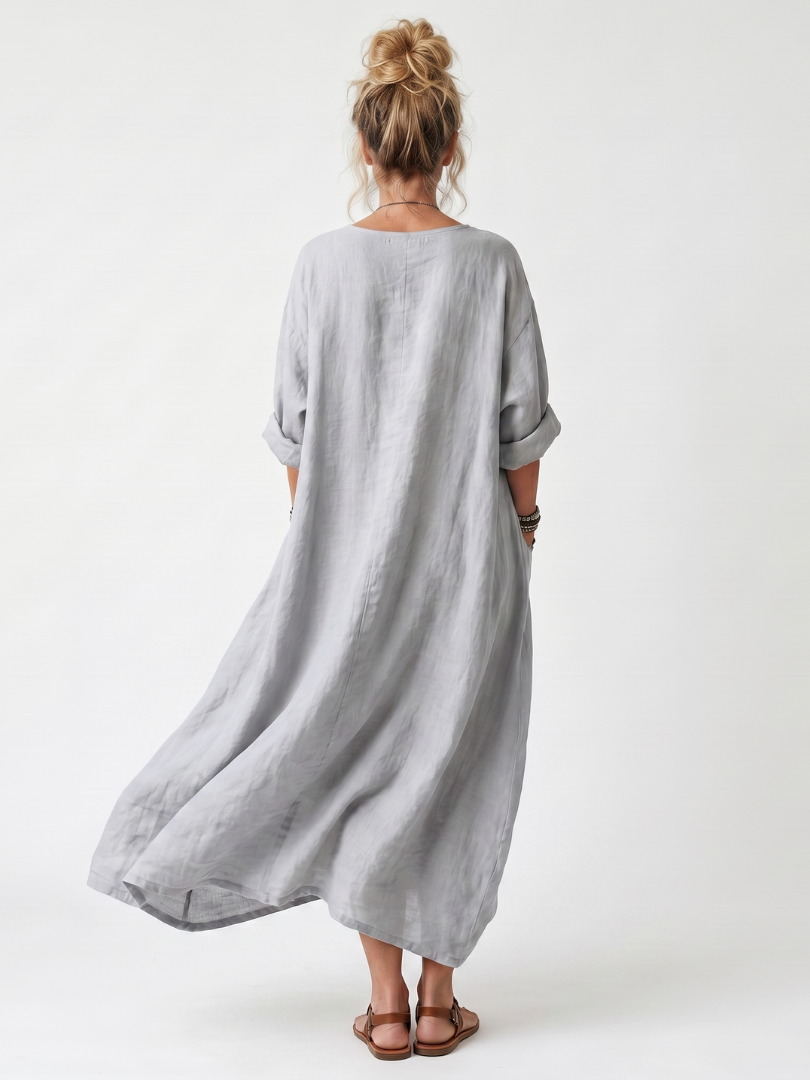 Raina | Besticktes Midi-Kleid für Damen
