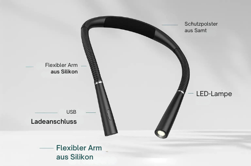 Portable LED reading lamp