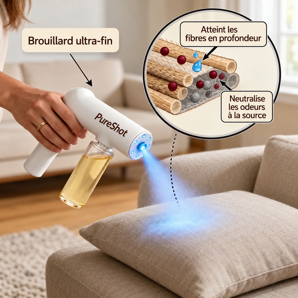 FrischPfote™ – Elektrischer Geruchsentferner für Tierhaushalte.
