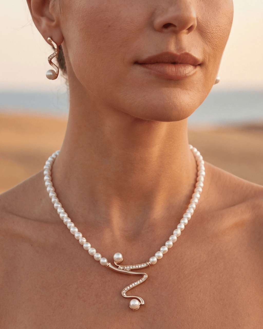 Collier & Boucles d'oreilles Elora