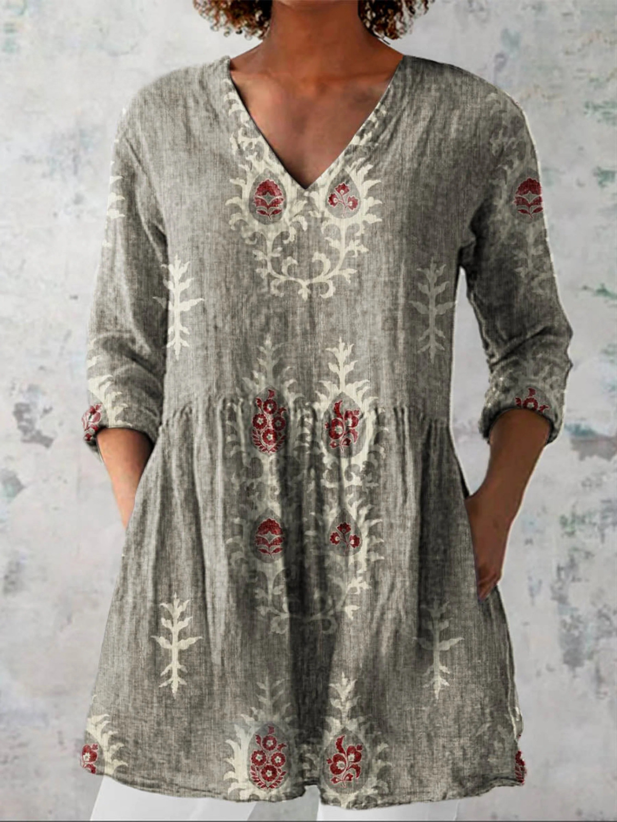 Blair | Lange Bluse mit auffälligem Design