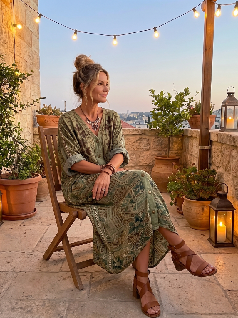 Aleta | Oversized Midi Dress