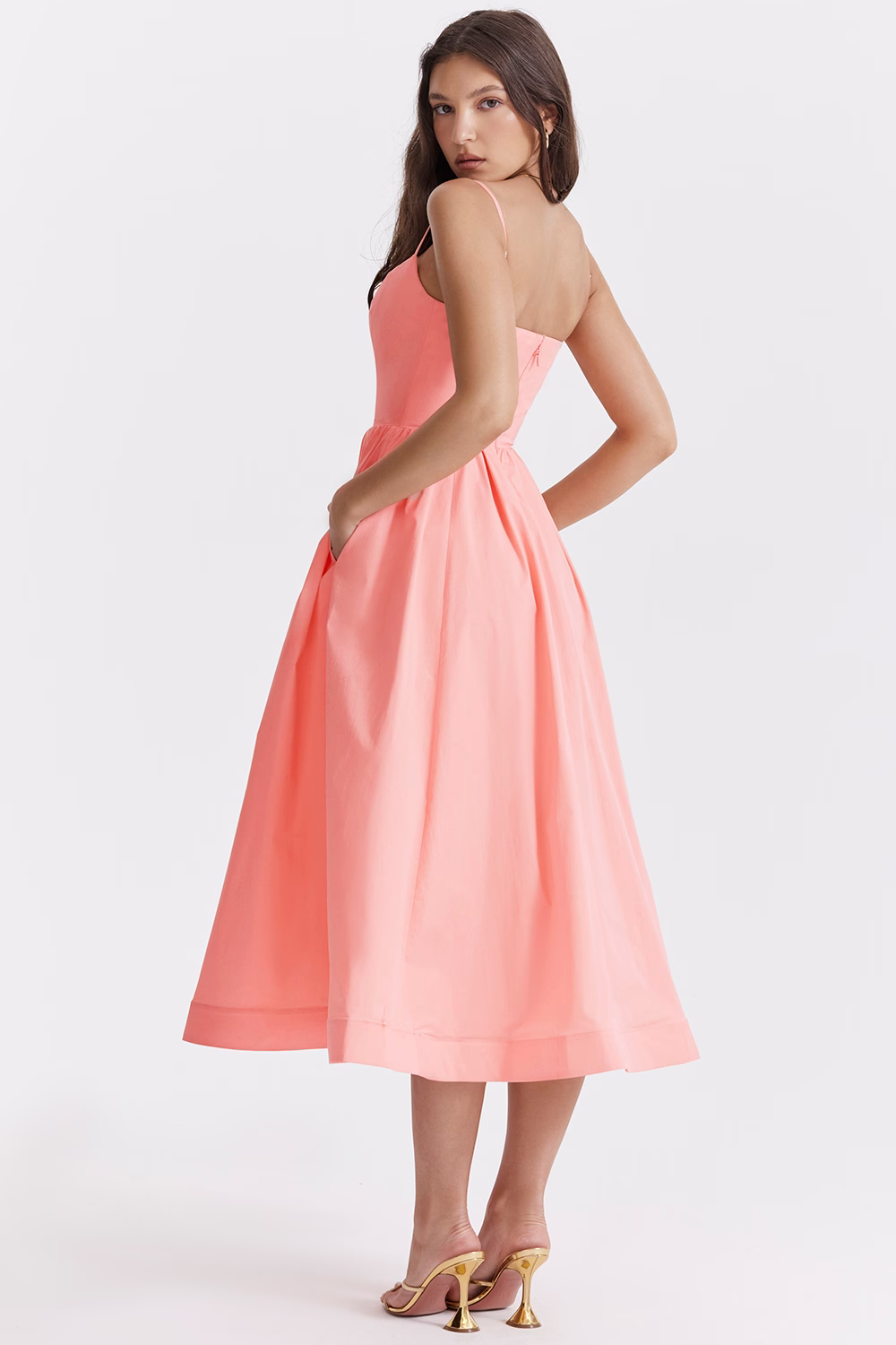 ESTELLE | Elegantes Midi Kleid mit Korsett für den Sommer