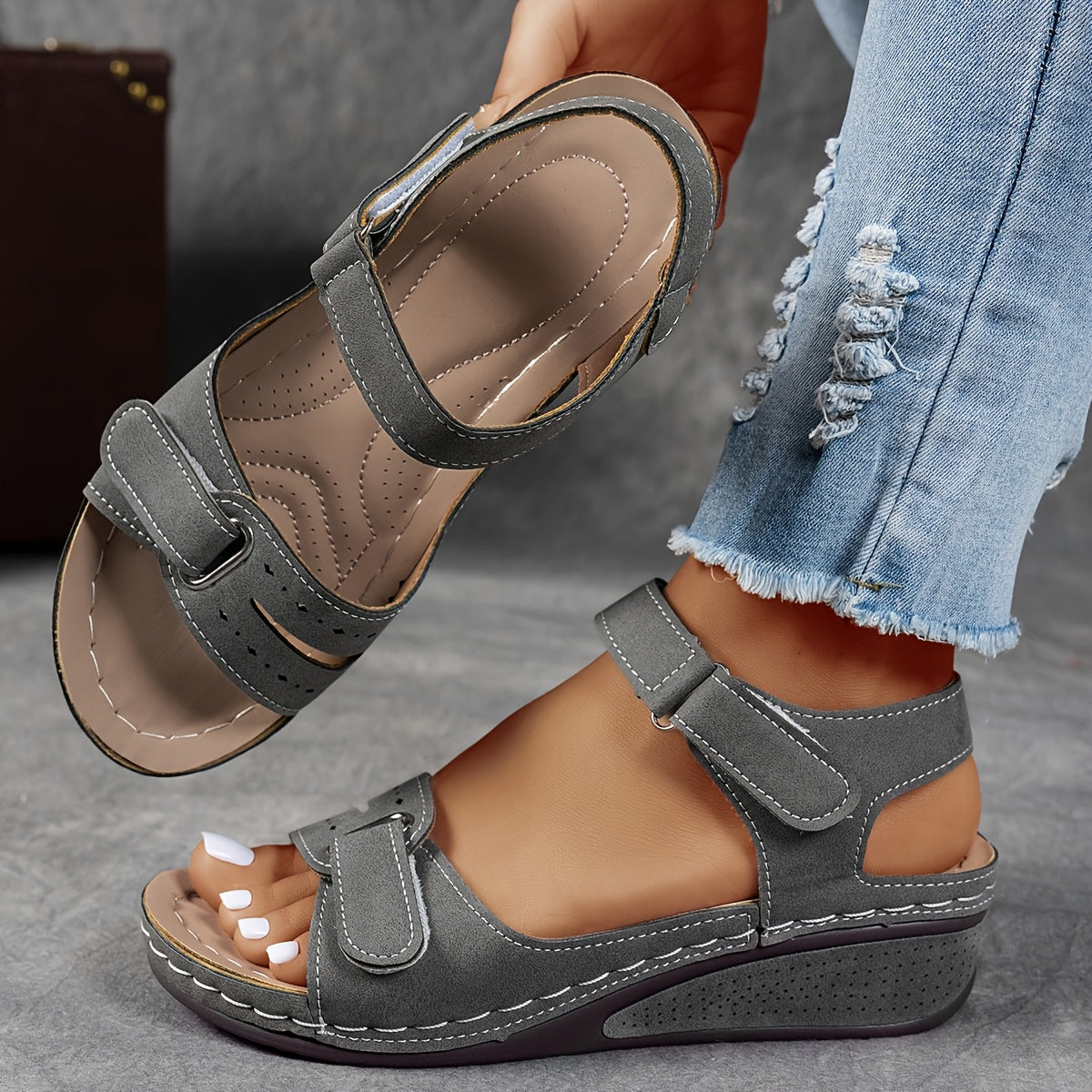 Orthopädische Komfortsandalen Anaïs – Bequem und Unterstützend