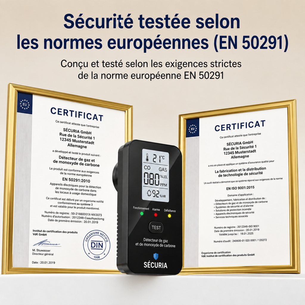 SÉCURIA™ | 4-in-1-Sicherheitsmelder