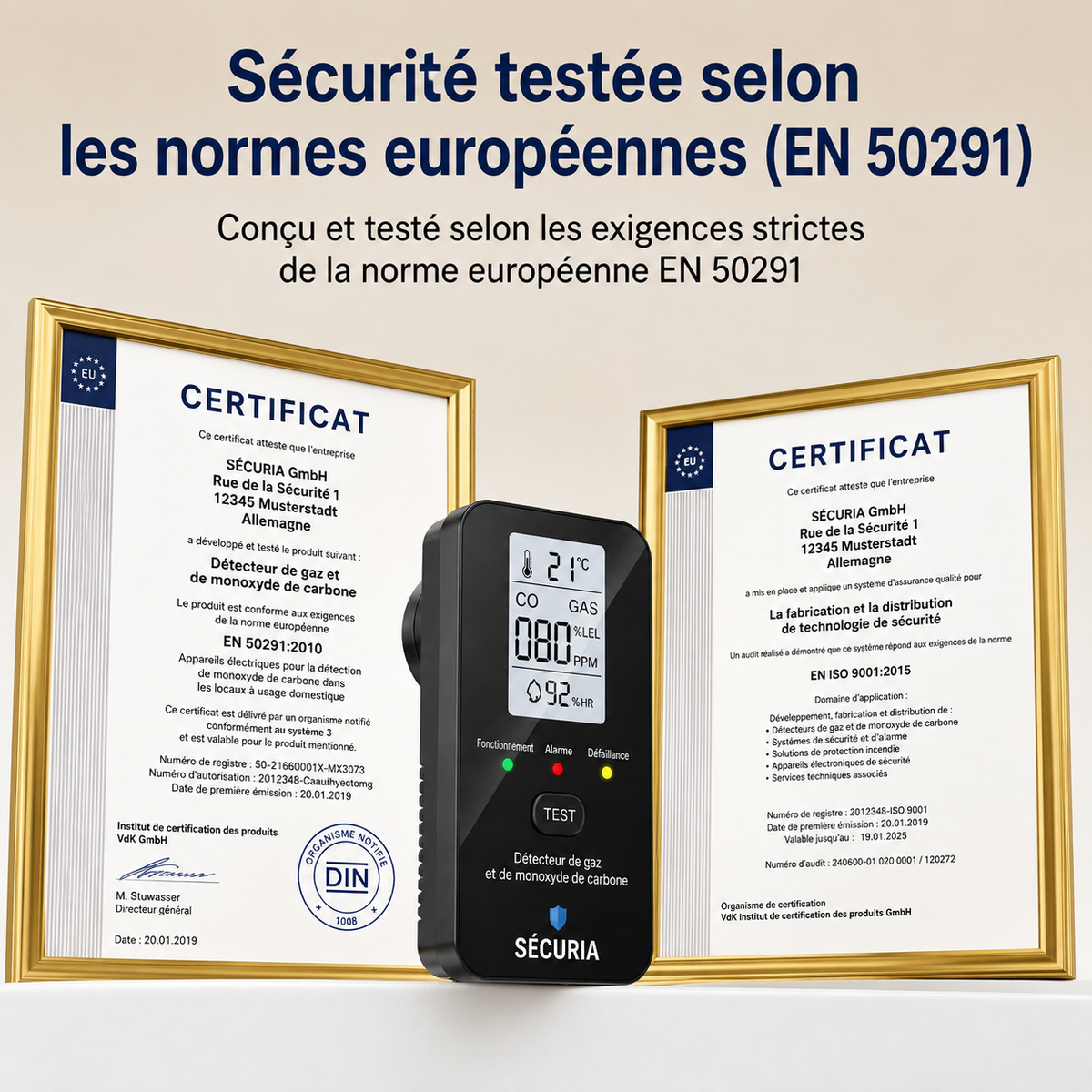 SÉCURIA™ | 4-in-1-Sicherheitsmelder