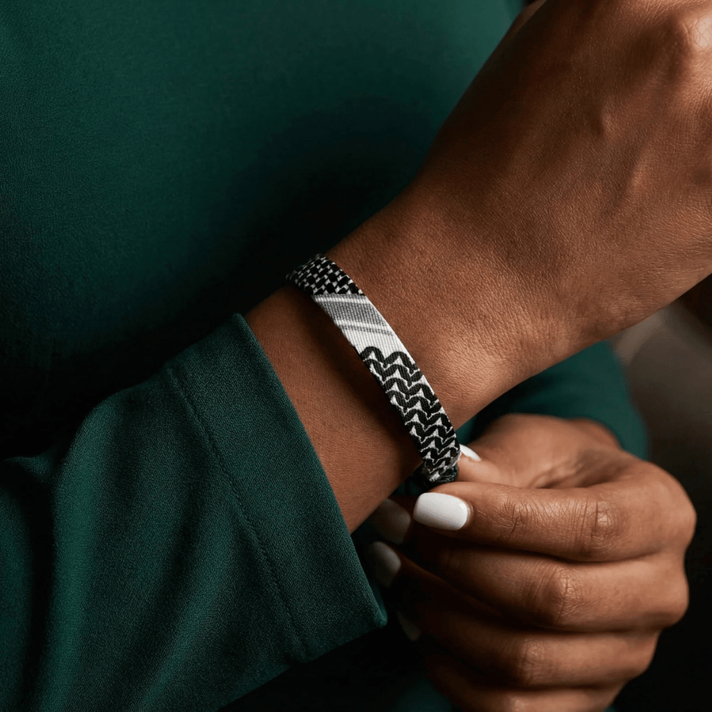 Jasmina™ - Stilvolles Armband mit Keffiyeh-Muster