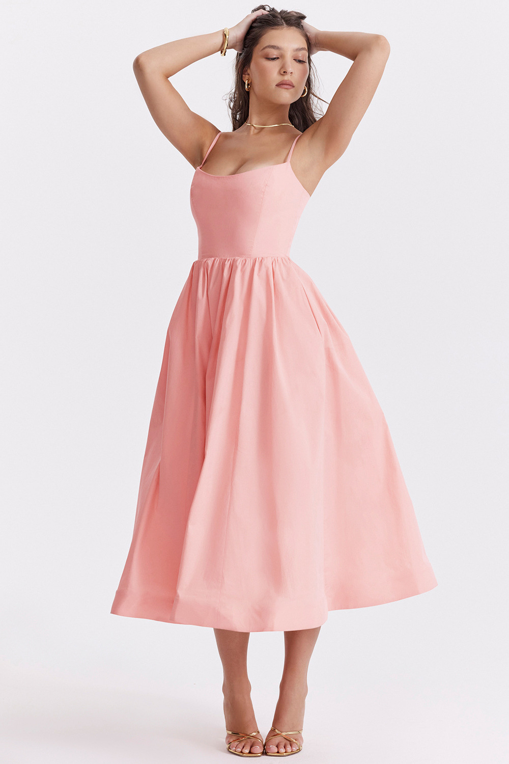 ESTELLE | Elegantes Midi Kleid mit Korsett für den Sommer