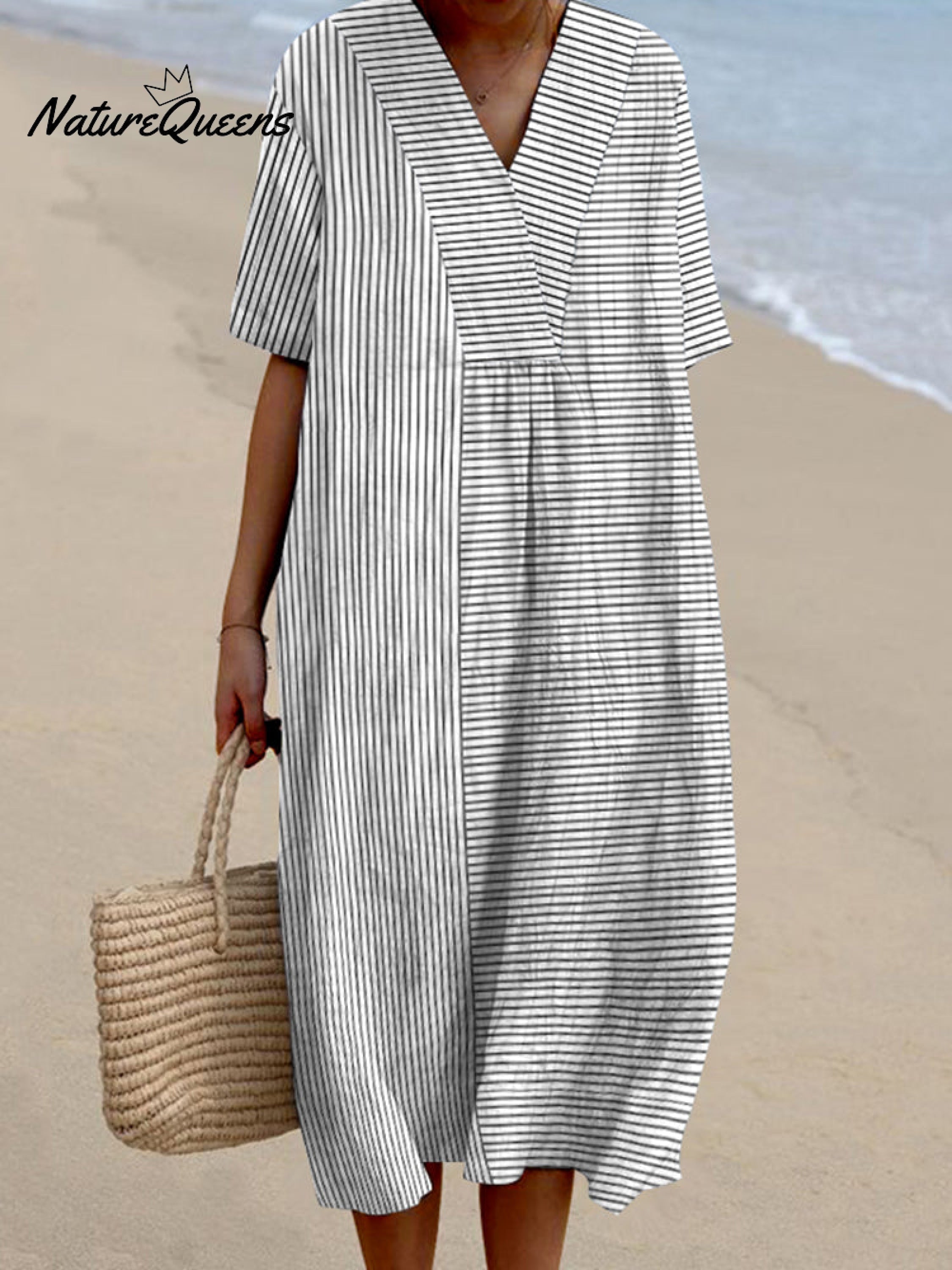 Isa - Vintage Gestreiftes Kleid