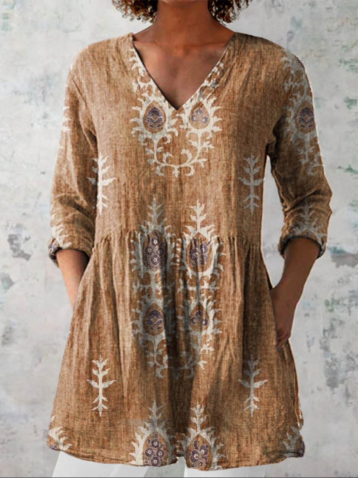 Blair | Lange Bluse mit auffälligem Design