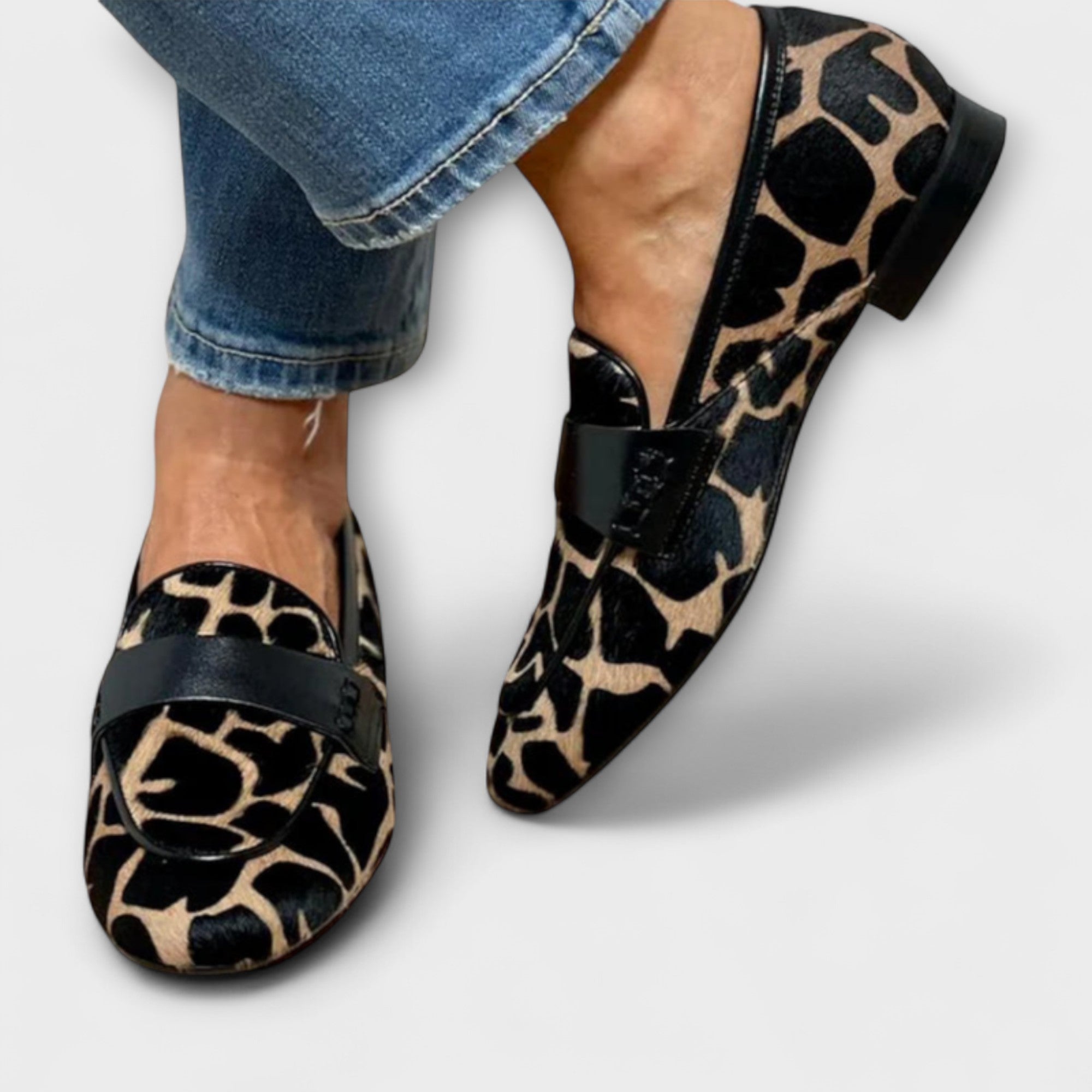 Aurora | Printed moccasins for women
