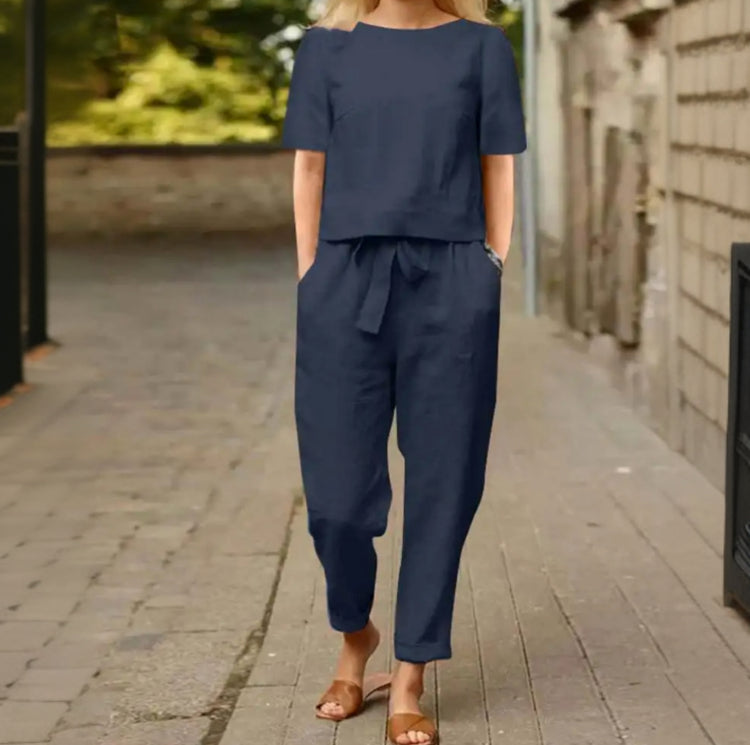 Alessa™ | Stilvolles Blusen- und Hosen-Set