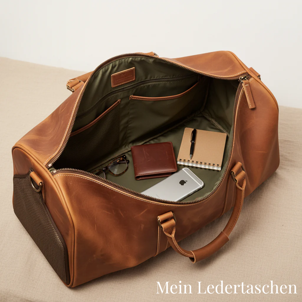 Callahan leather travel bag