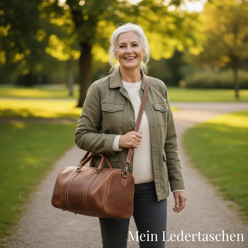 Callahan leather travel bag