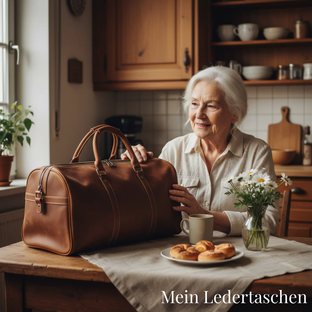Callahan leather travel bag