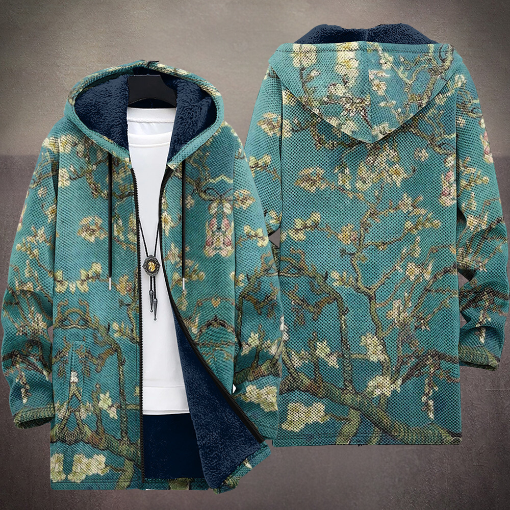 Celine™ - Luxurious Art Inspired Zip Up Hooded Jacket