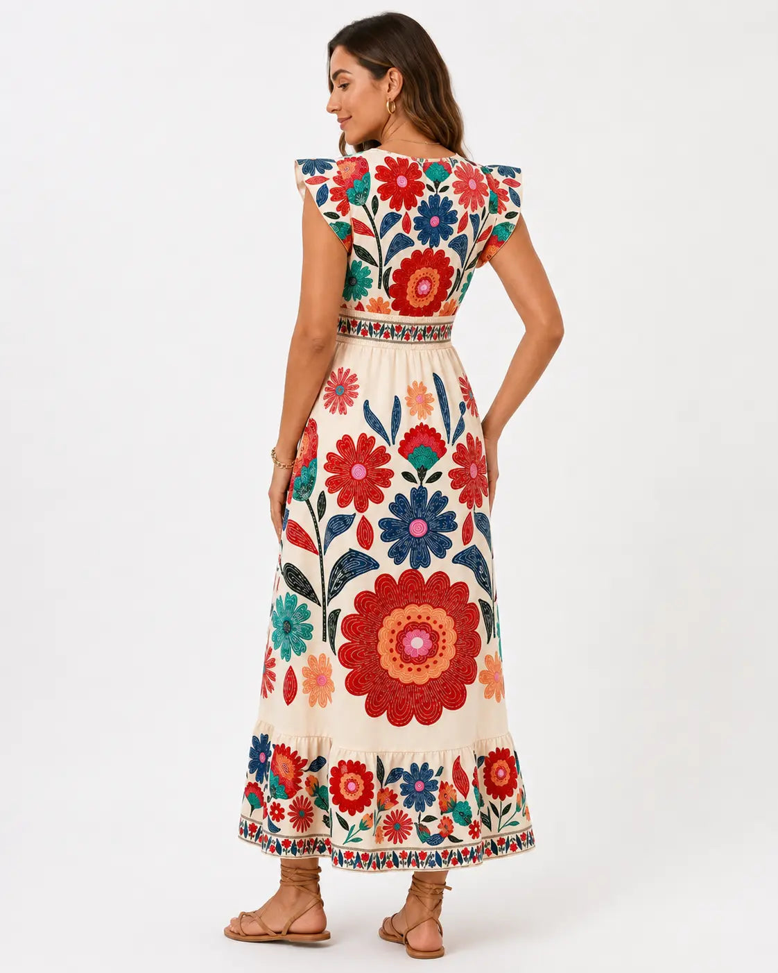 Florena™ | Florales Maxikleid