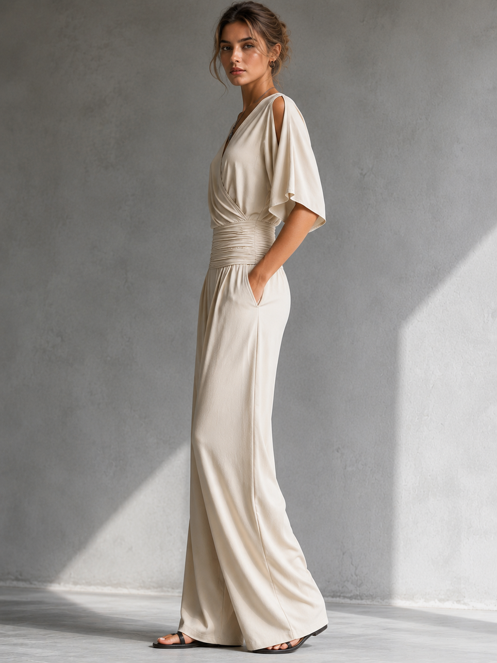 Alessia™ | Elegant jumpsuit with open shoulders