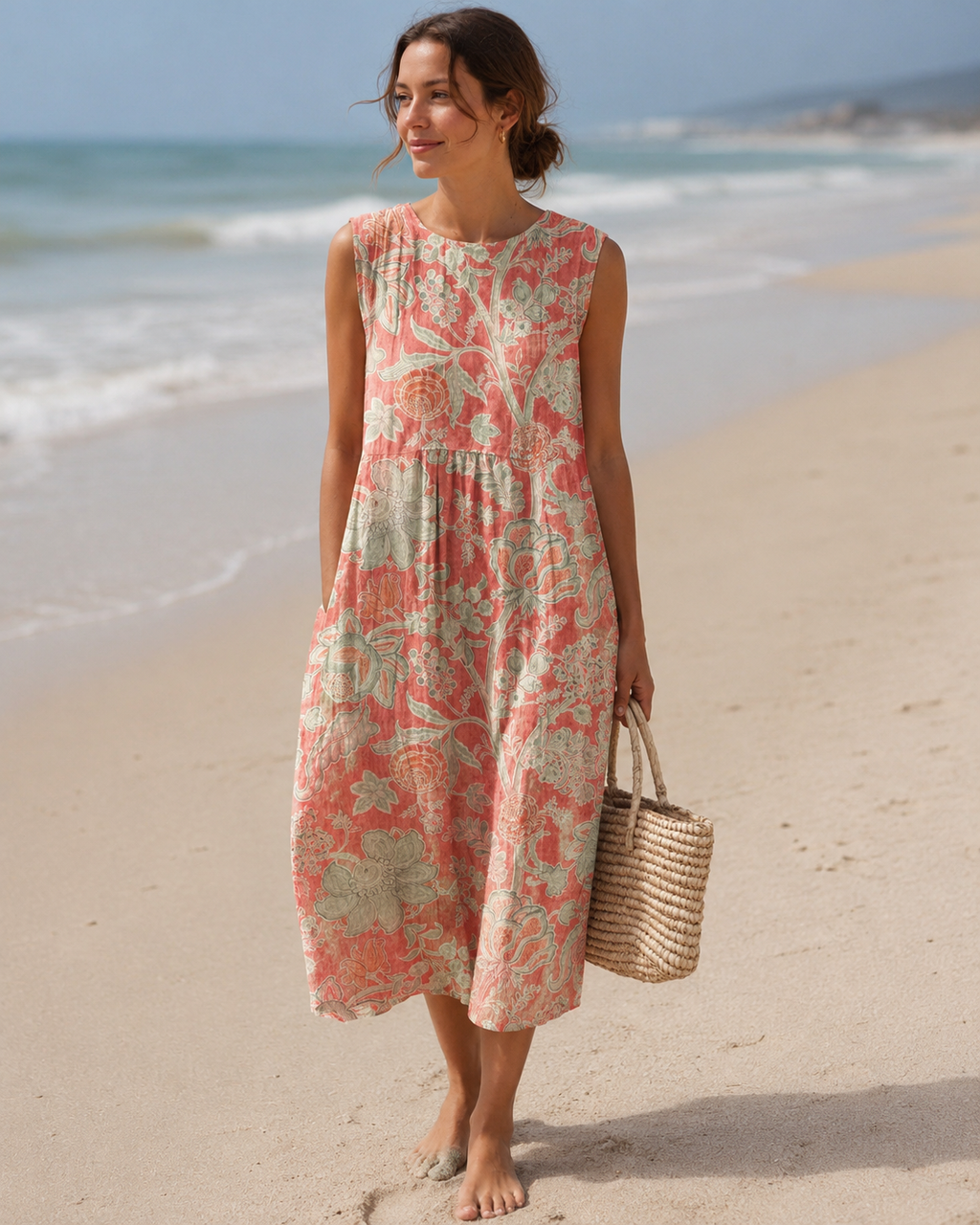 Midi Floral Dress