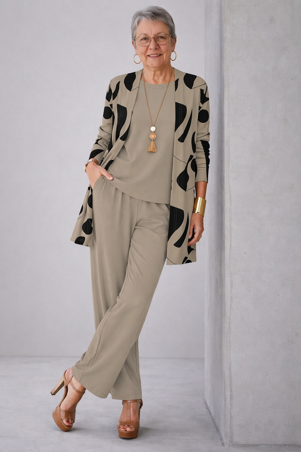 Sherley | Klassisches Eleganz Drei-Teile-Set