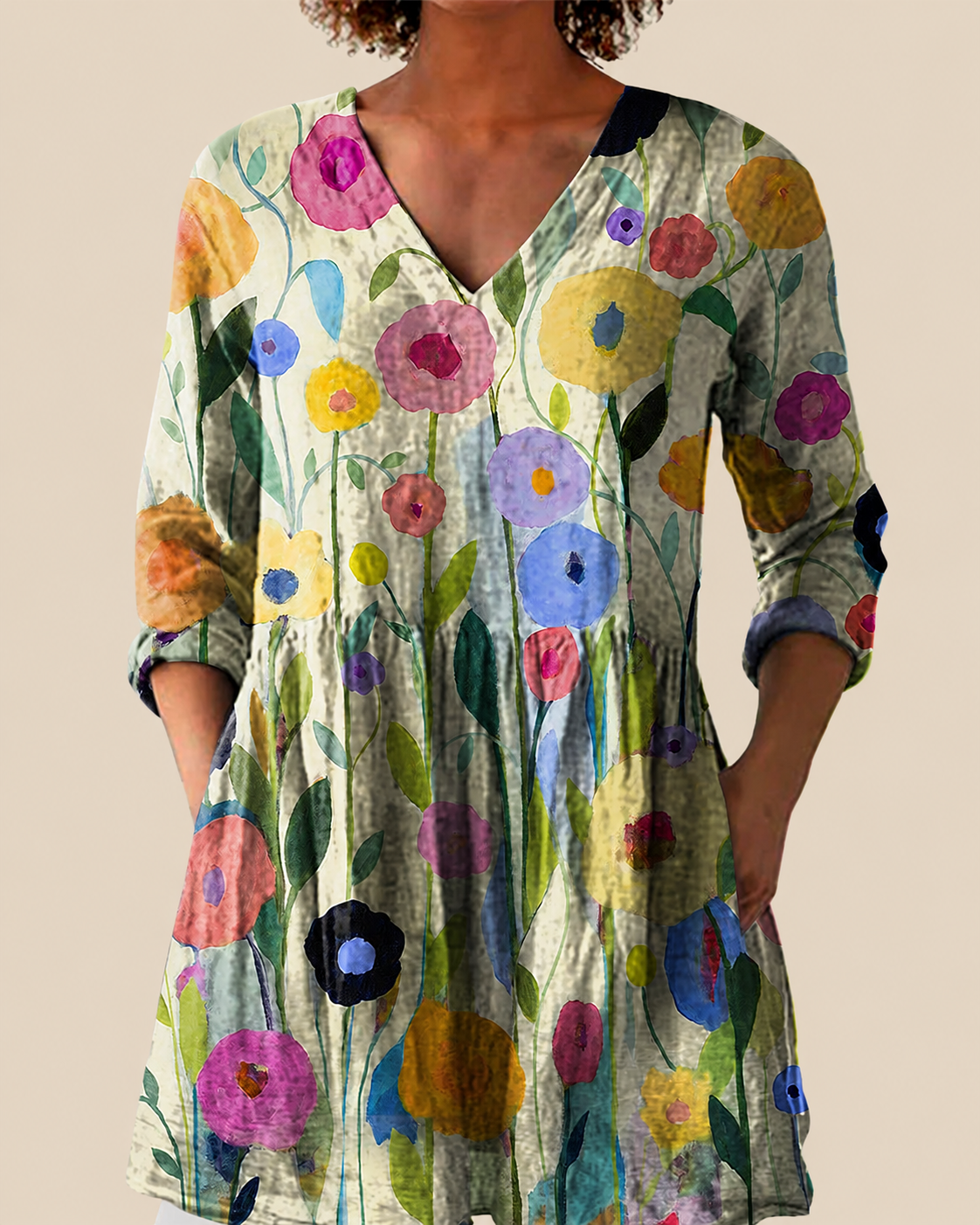 Remi | Lange Bluse mit auffälligem Design