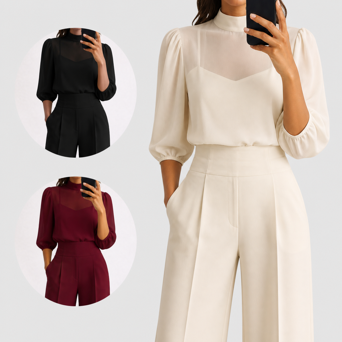 Lenora | Elegantes 3-teiliges Set