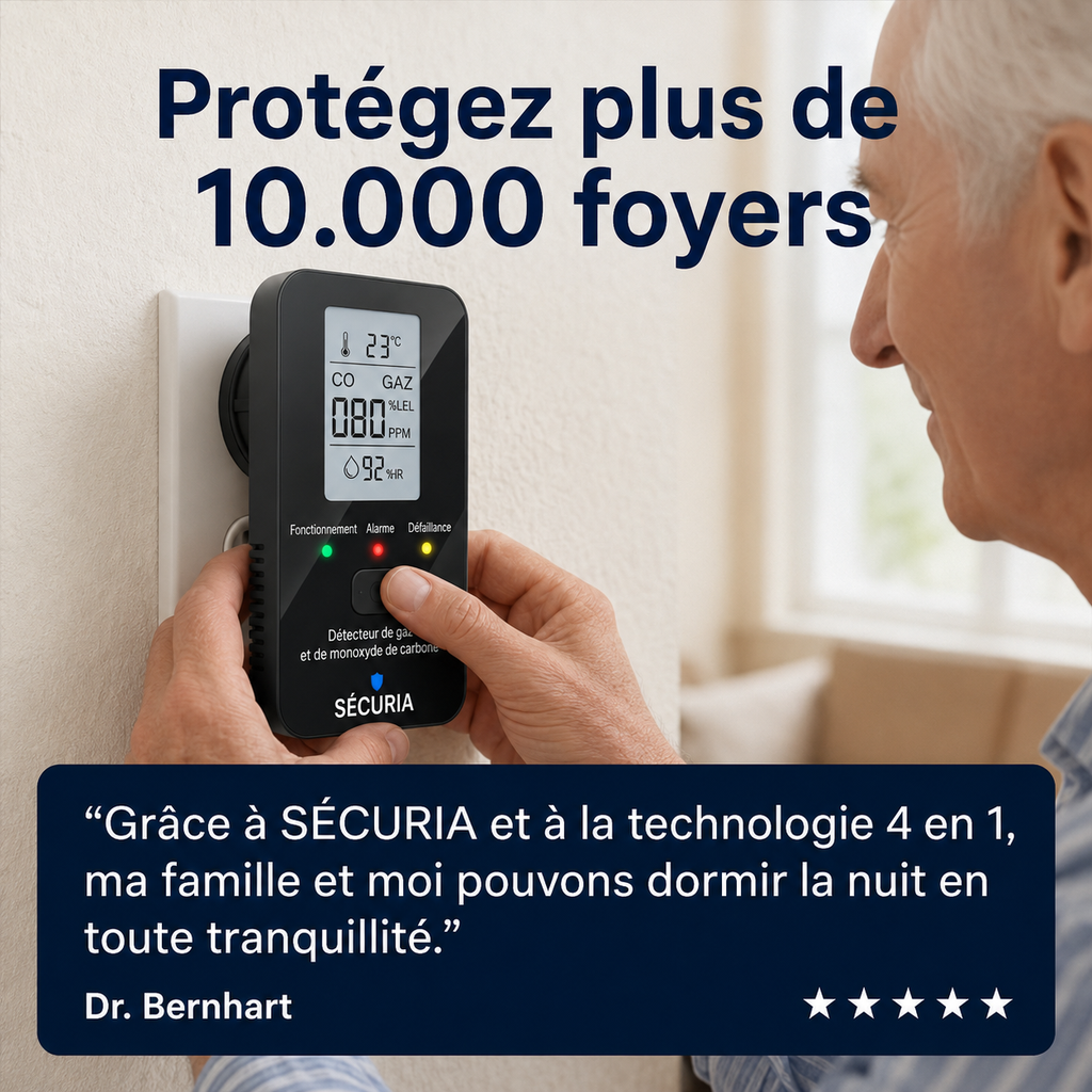 SÉCURIA™ | 4-in-1-Sicherheitsmelder