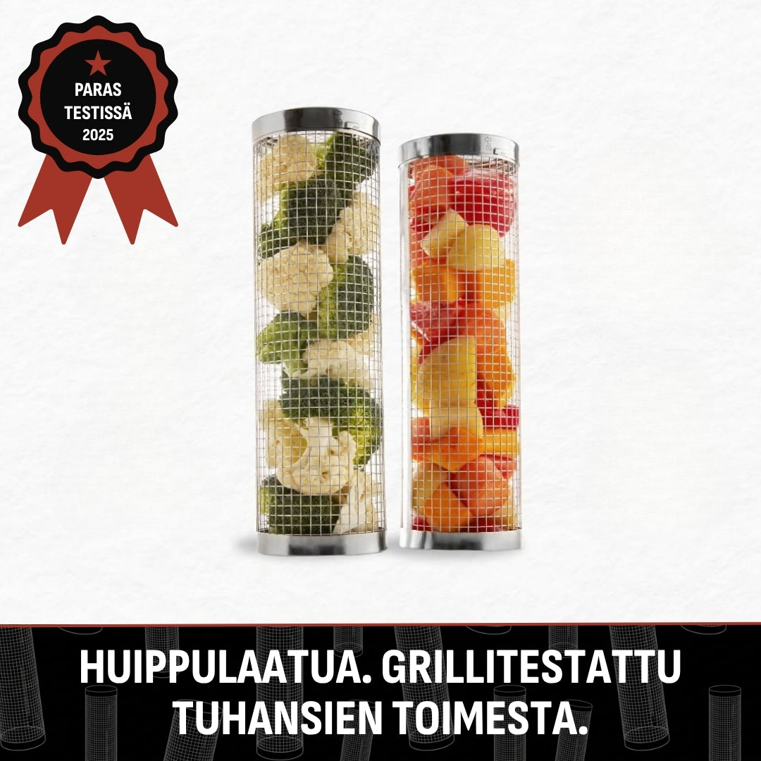 Edelstahl Grillkorb Pro – Perfekt grillen ohne Anhaften
