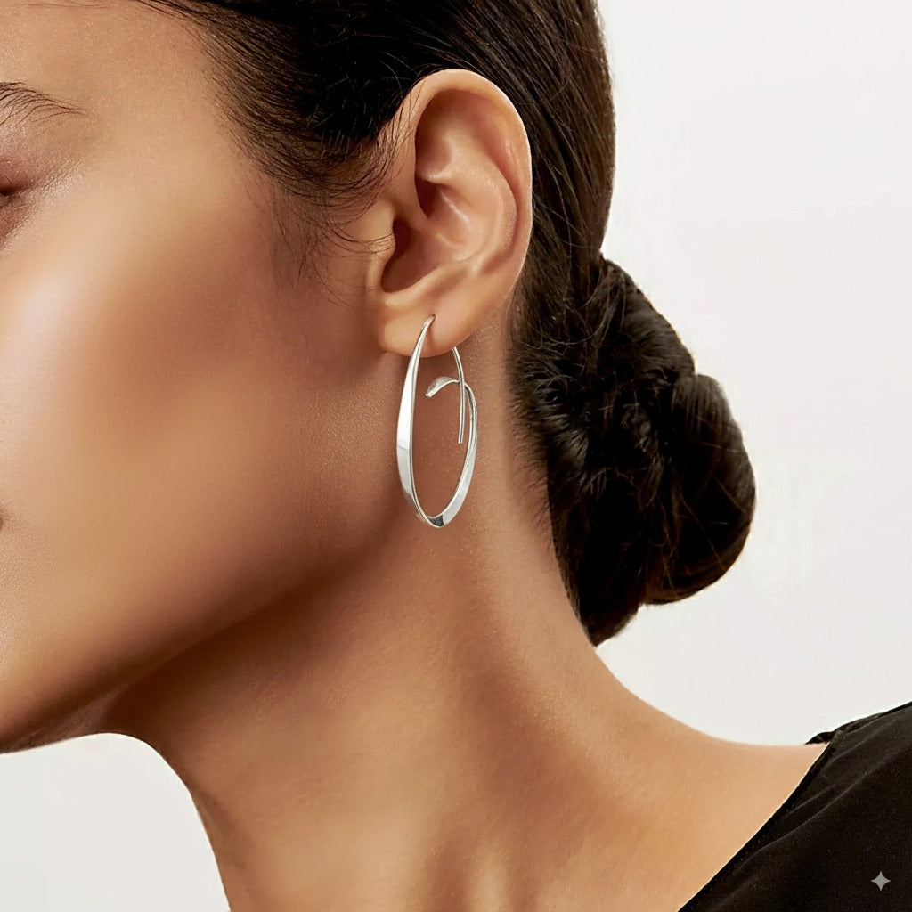 Boucles d'oreilles en spirale