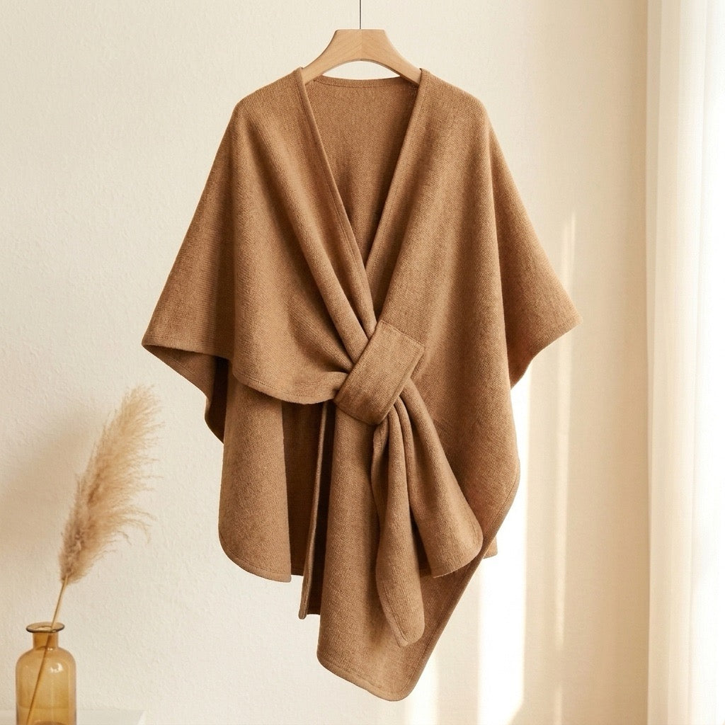 Eleganter Poncho-Schal