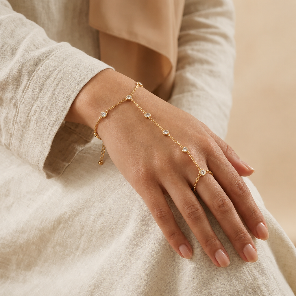 Lunavelle™ - Filigrane Handkette