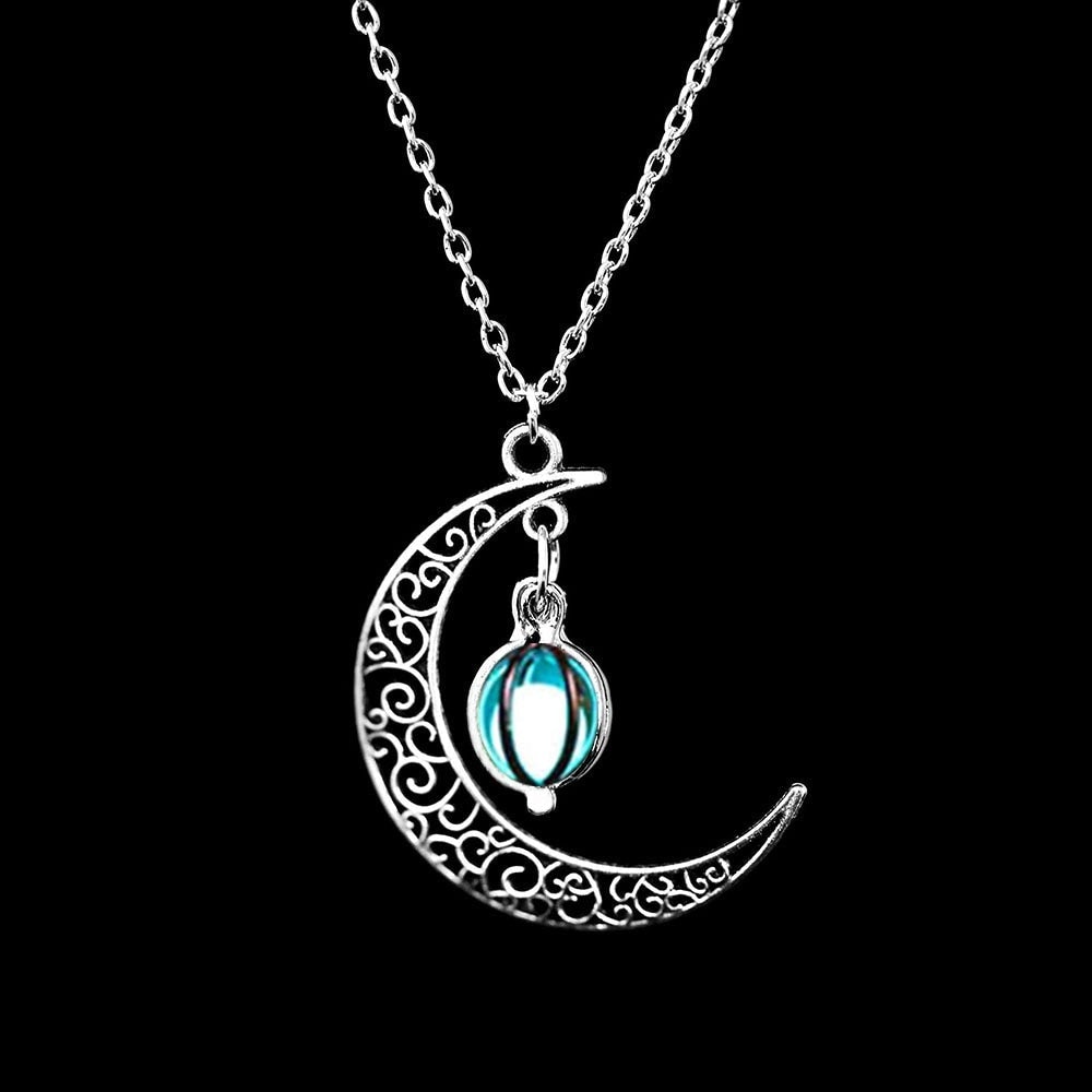 Collier « Clair de lune » lumineux